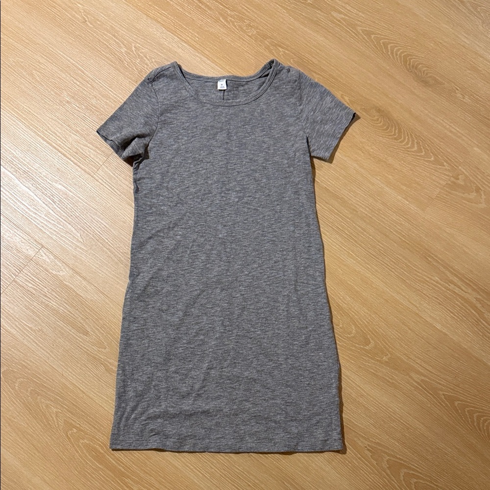 Old Navy Charcoal Gray T-Shirt Dress